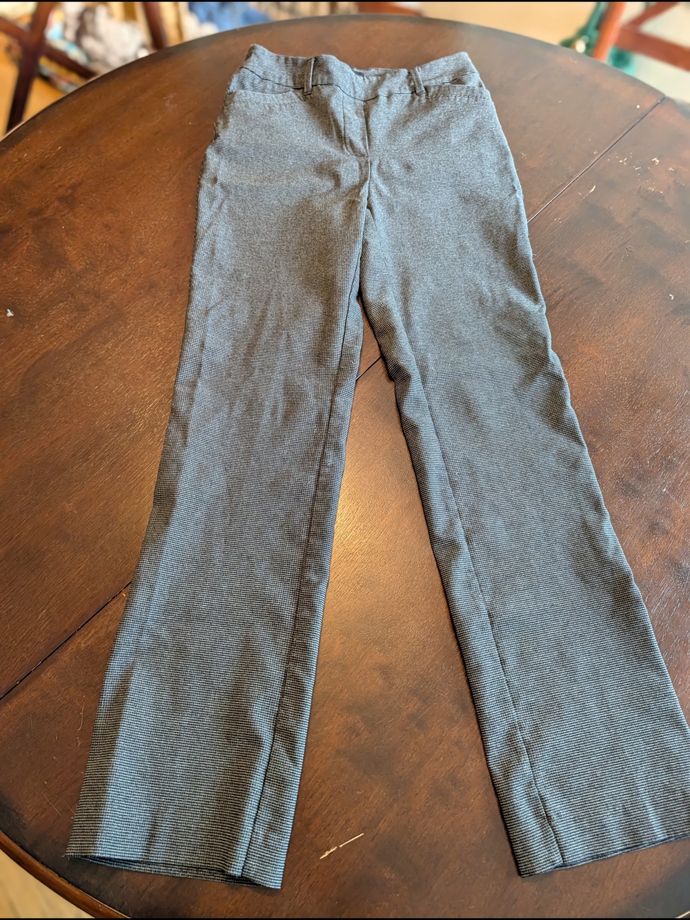 Reitmans Women's Straight-Leg Dress Trousers in Charcoal